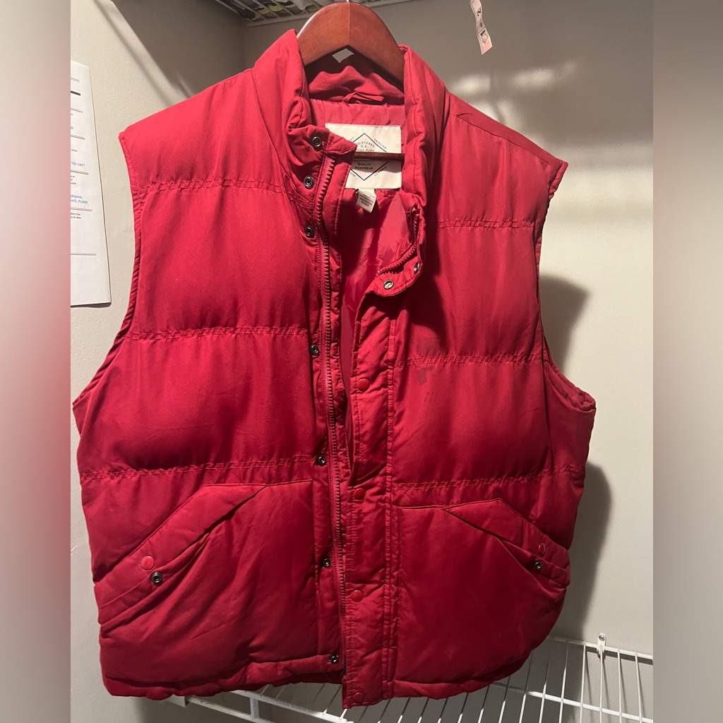 St Johns Bay Puffer Vest Sz Xl
